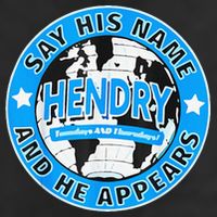 Say His Name And He Appears Joe Hendry Garment-Dyed Fleece Hoodie