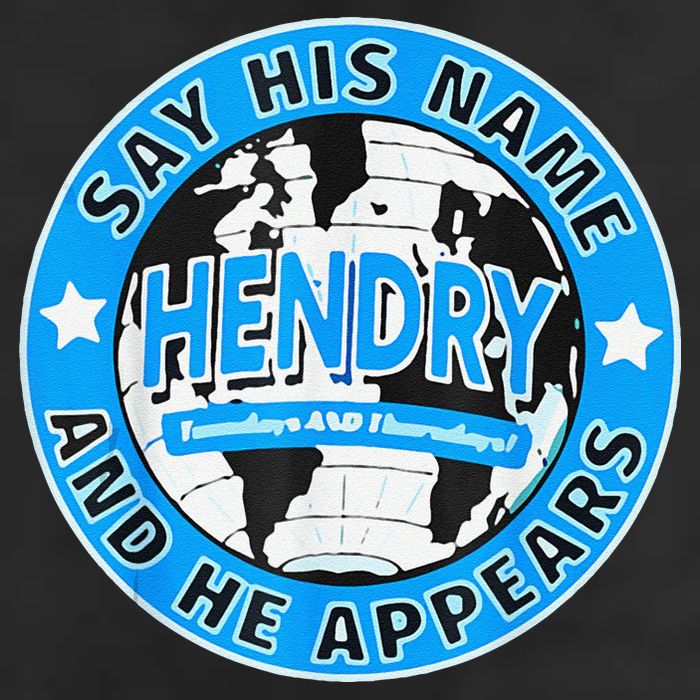 Say His Name And He Appears Joe Hendry Garment-Dyed Fleece Hoodie