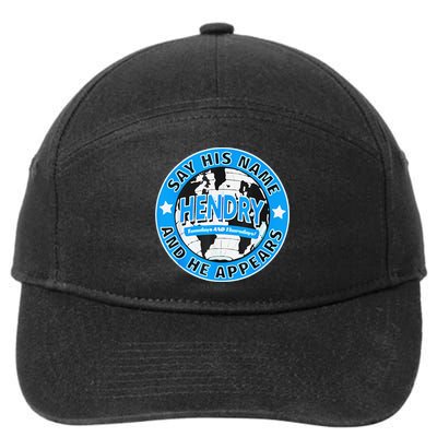 Say His Name And He Appears Joe Hendry 7-Panel Snapback Hat