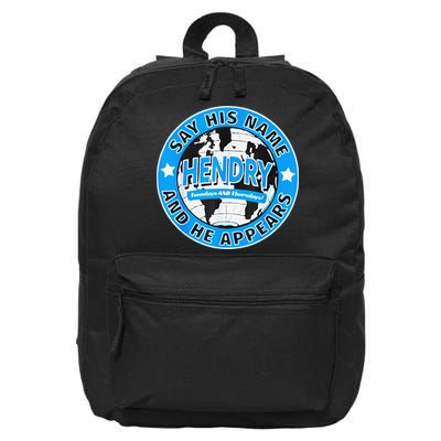 Say His Name And He Appears Joe Hendry 16 in Basic Backpack
