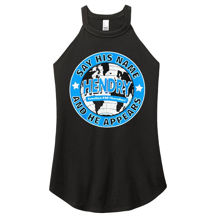 Say His Name And He Appears Joe Hendry Women's Perfect Tri Rocker Tank