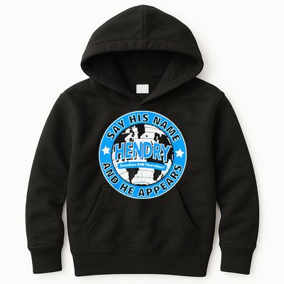 Say His Name And He Appears Joe Hendry Kids Hoodie