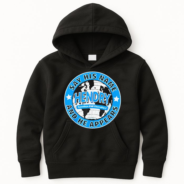 Say His Name And He Appears Joe Hendry Kids Hoodie