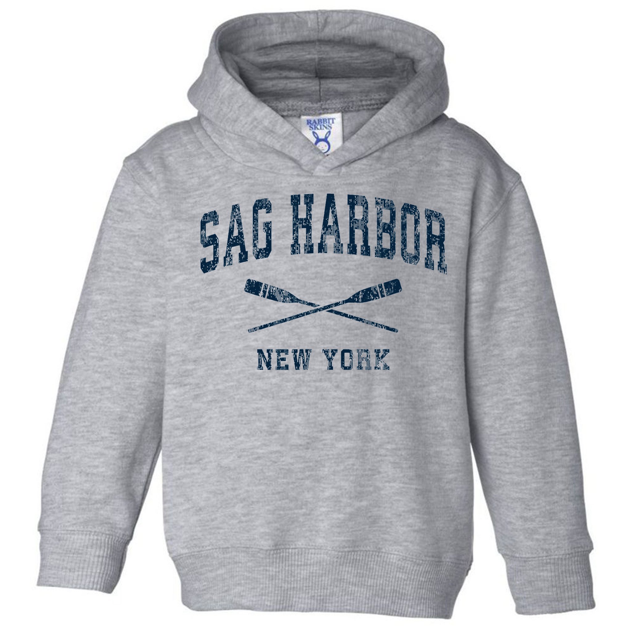Sag Harbor New York Vintage Nautical Paddles Sports Oars Toddler Hoodie