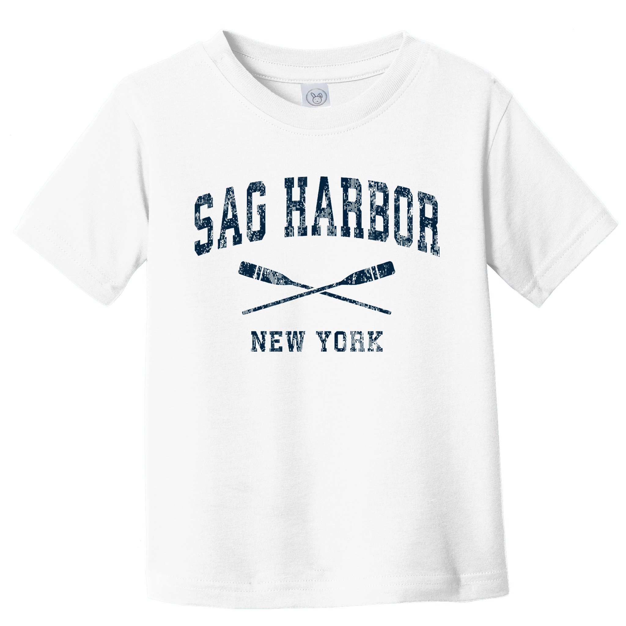 Sag Harbor New York Vintage Nautical Paddles Sports Oars Toddler T-Shirt