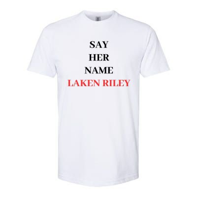 Say Her Name Laken Riley Softstyle CVC T-Shirt