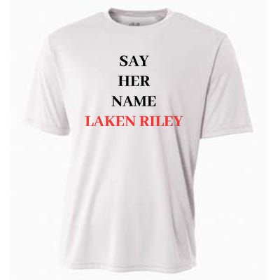 Say Her Name Laken Riley Cooling Performance Crew T-Shirt