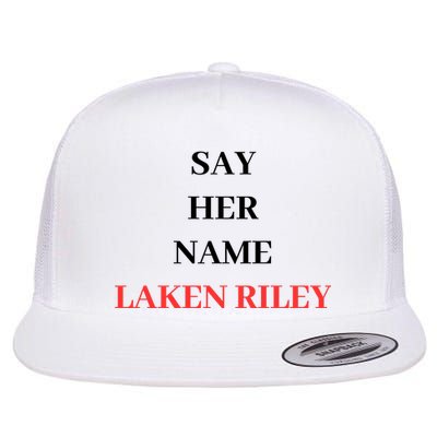 Say Her Name Laken Riley Flat Bill Trucker Hat