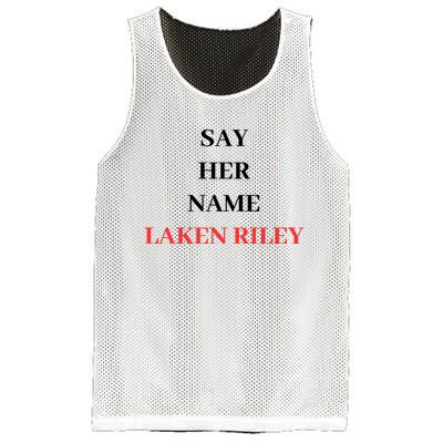 Say Her Name Laken Riley Mesh Reversible Basketball Jersey Tank