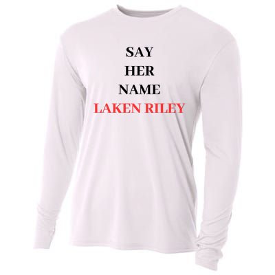 Say Her Name Laken Riley Cooling Performance Long Sleeve Crew