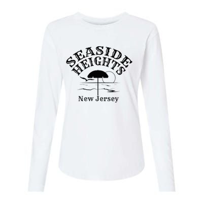 Seaside Heights New Jersey Beach Ocean Shore Boardwalk Town Womens Cotton Relaxed Long Sleeve T-Shirt