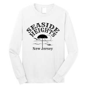 Seaside Heights New Jersey Beach Ocean Shore Boardwalk Town Long Sleeve Shirt