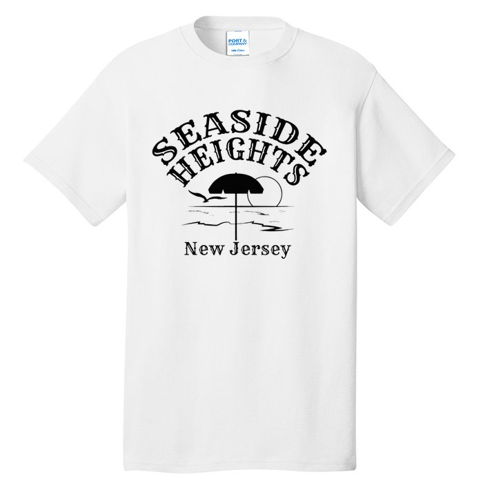 Seaside Heights New Jersey Beach Ocean Shore Boardwalk Town Tall T-Shirt