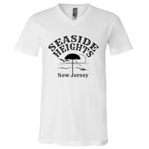 Seaside Heights New Jersey Beach Ocean Shore Boardwalk Town V-Neck T-Shirt