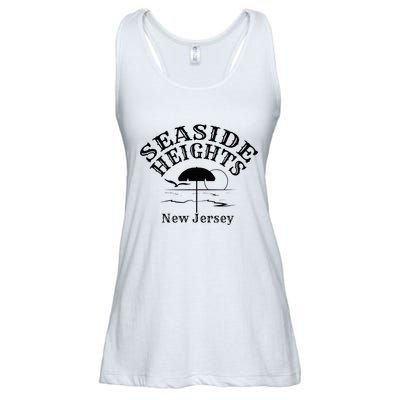 Seaside Heights New Jersey Beach Ocean Shore Boardwalk Town Ladies Essential Flowy Tank