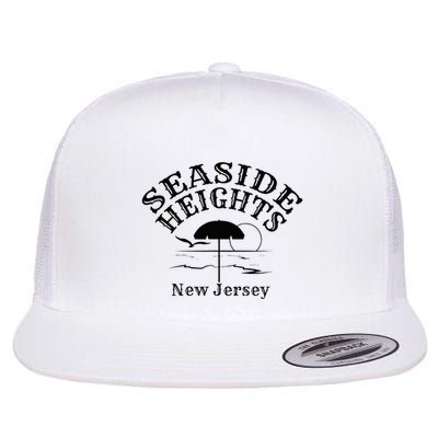 Seaside Heights New Jersey Beach Ocean Shore Boardwalk Town Flatbill Hat