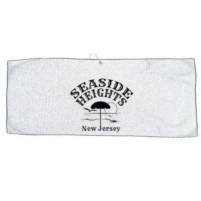 Seaside Heights New Jersey Beach Ocean Shore Boardwalk Town Large Microfiber Waffle Golf Towel