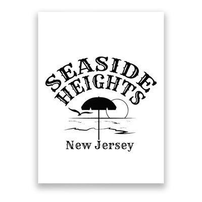 Seaside Heights New Jersey Beach Ocean Shore Boardwalk Town Poster