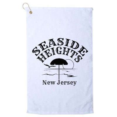 Seaside Heights New Jersey Beach Ocean Shore Boardwalk Town Golf Towel