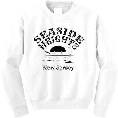 Seaside Heights New Jersey Beach Ocean Shore Boardwalk Town Kids Sweatshirt