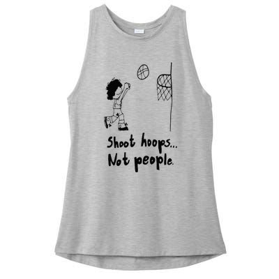 Shoot Hoops Not People Ladies PosiCharge Tri-Blend Wicking Tank