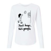 Shoot Hoops Not People Womens Cotton Relaxed Long Sleeve T-Shirt