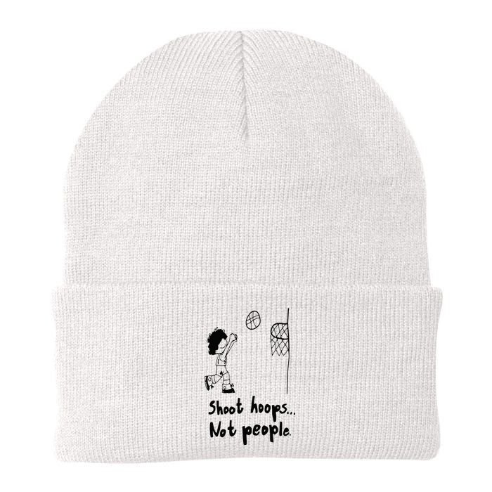 Shoot Hoops Not People Knit Cap Winter Beanie