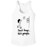 Shoot Hoops Not People Ladies PosiCharge Competitor Racerback Tank