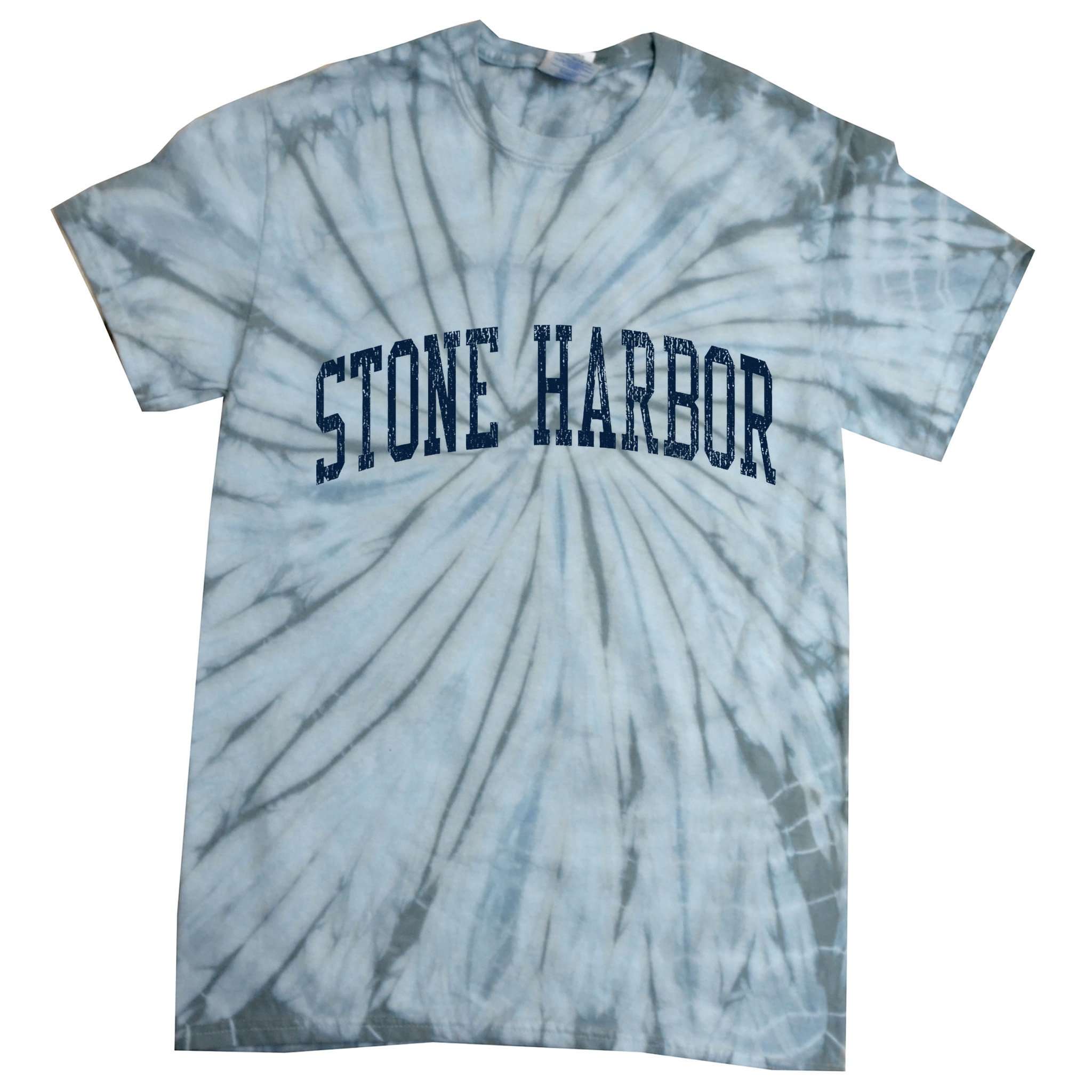 Stone Harbor Nj Vintage Athletic Sports Tie-Dye T-Shirt