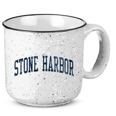 Stone Harbor Nj Vintage Athletic Sports 15oz Campfire Ceramic Mug