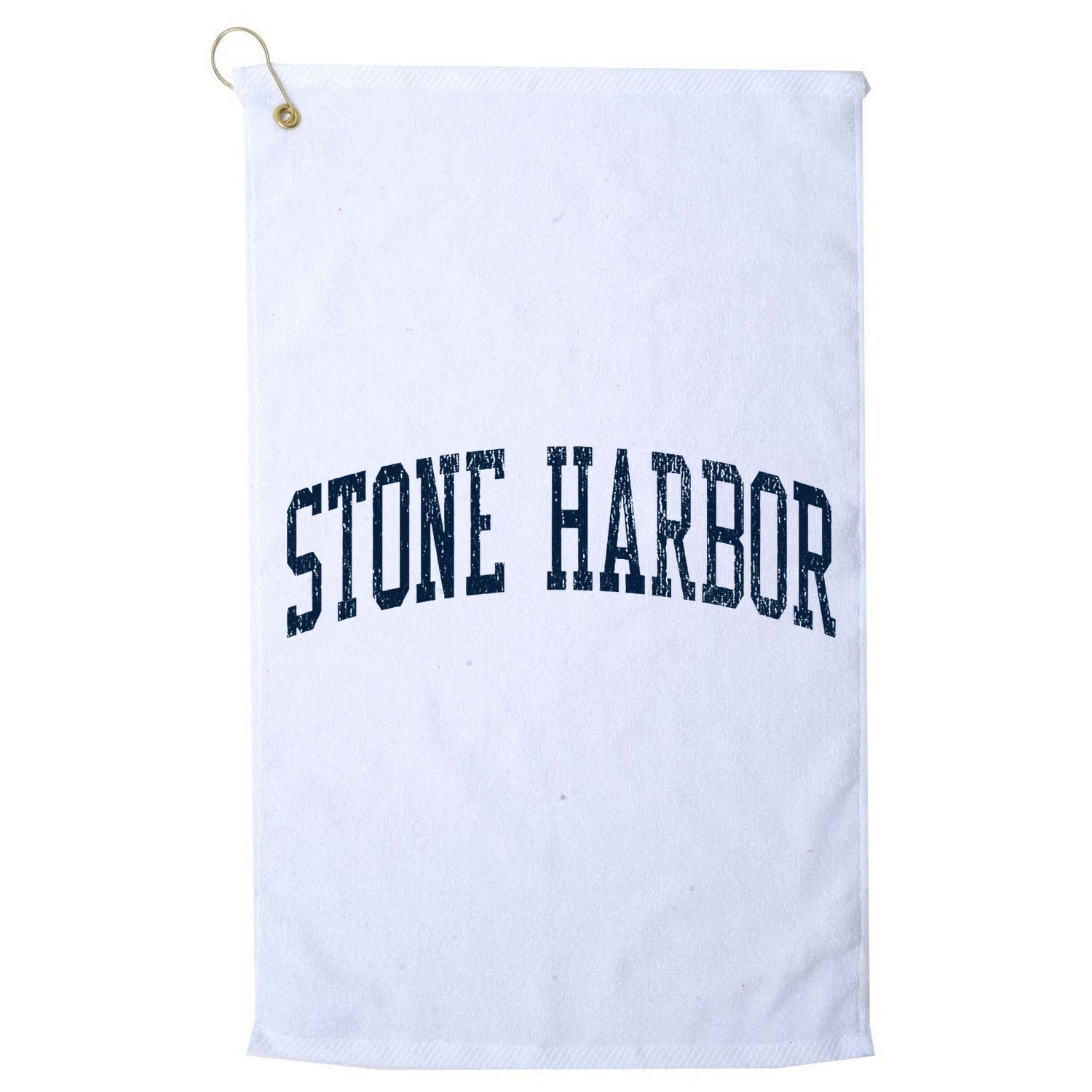 Stone Harbor Nj Vintage Athletic Sports Golf Towel