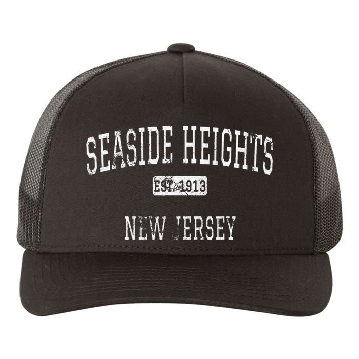 Seaside Heights New Jersey Nj Vintage Yupoong Adult 5-Panel Trucker Hat