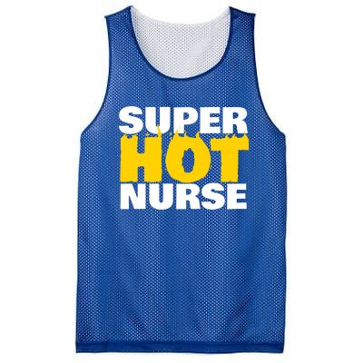 Super Hot Nurse Gift Mesh Reversible Basketball Jersey Tank