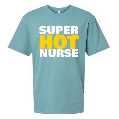 Super Hot Nurse Gift Sueded Cloud Jersey T-Shirt