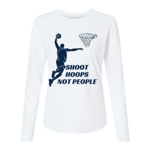 Shoot Hoops Not People Womens Cotton Relaxed Long Sleeve T-Shirt