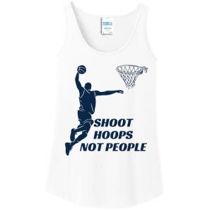 Shoot Hoops Not People Ladies Essential Tank