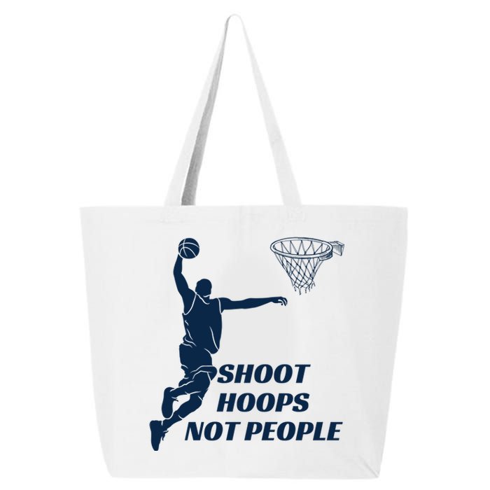 Shoot Hoops Not People 25L Jumbo Tote