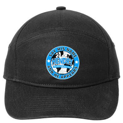 Say His Name And He Appears Joe Hendry 7-Panel Snapback Hat