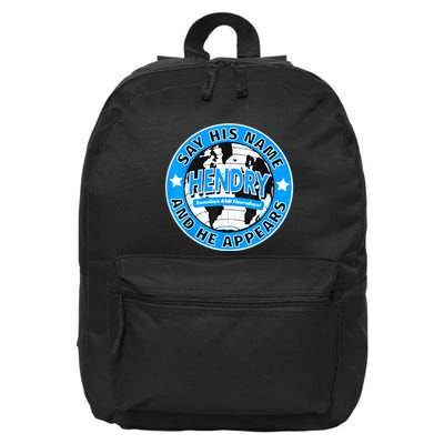 Say His Name And He Appears Joe Hendry 16 in Basic Backpack