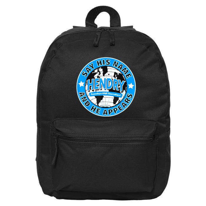 Say His Name And He Appears Joe Hendry 16 in Basic Backpack