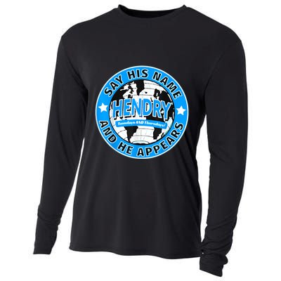Say His Name And He Appears Joe Hendry Cooling Performance Long Sleeve Crew