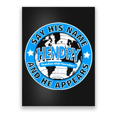 Say His Name And He Appears Joe Hendry Poster