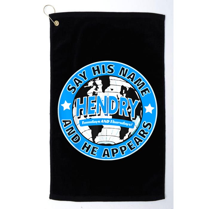 Say His Name And He Appears Joe Hendry Golf Towel