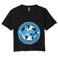 Say His Name And He Appears Joe Hendry Crop Top