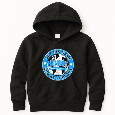 Say His Name And He Appears Joe Hendry Kids Hoodie