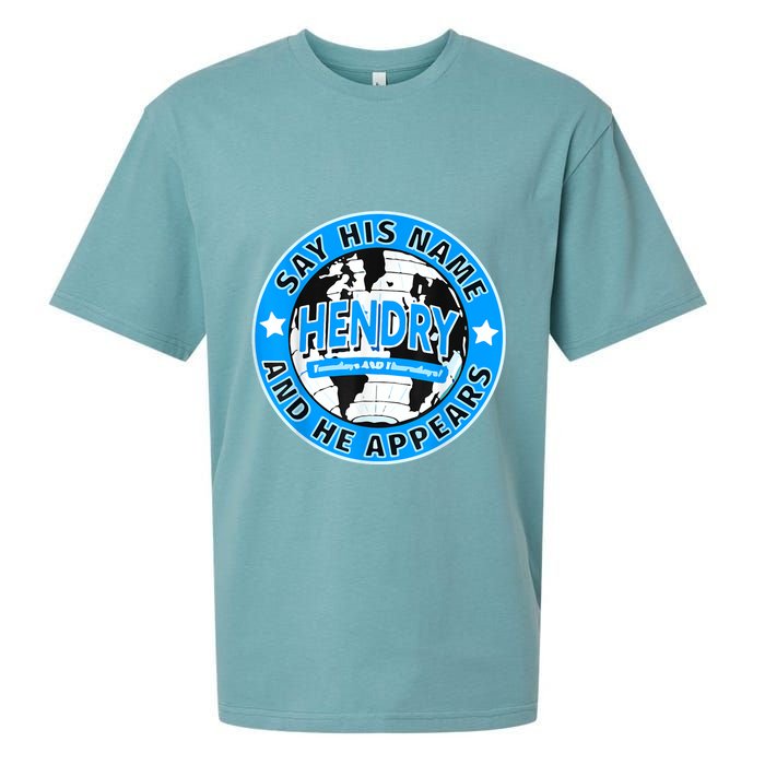 Say His Name And He Appears Joe Hendry Sueded Cloud Jersey T-Shirt