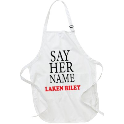 Say Her Name Full-Length Apron With Pockets