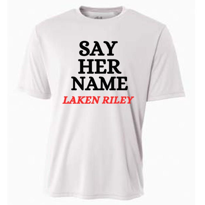 Say Her Name Laken Riley Cooling Performance Crew T-Shirt