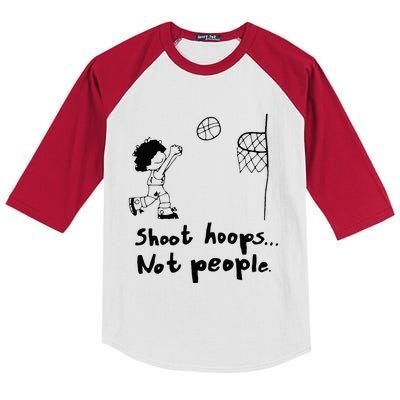 Shoot Hoops Not People Kids Colorblock Raglan Jersey