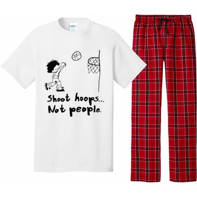 Shoot Hoops Not People Pajama Set